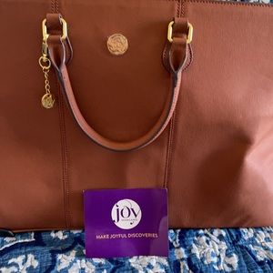 Joy Mangano carryon  hidden wheels shoulder strap